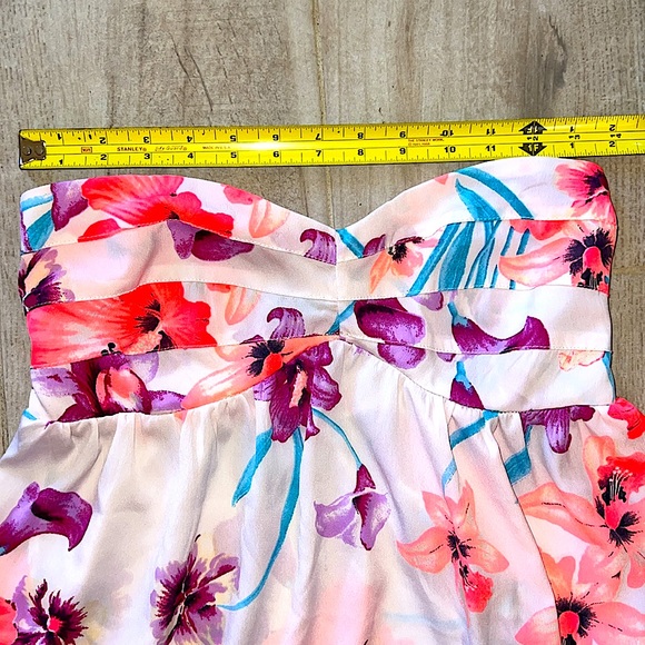 NWOT Roxy Floral Tube Top - Picture 2 of 7